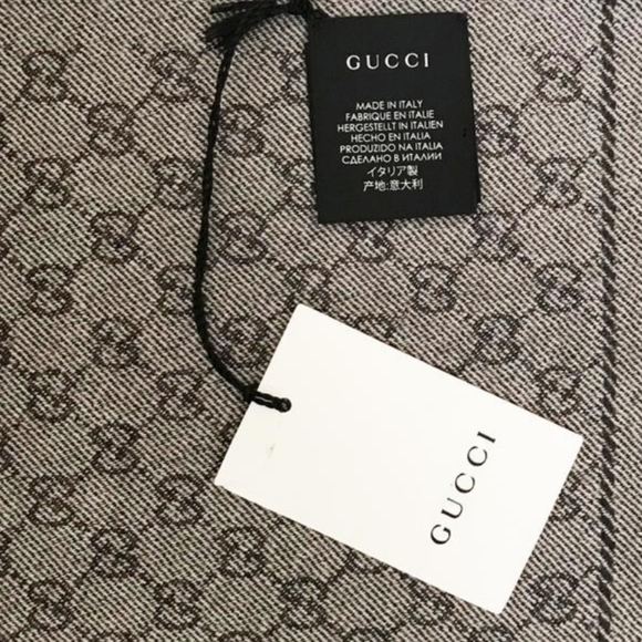 Gucci Blooms Floral GG logo Reversible Wool Scarf BNIB NWT - Picture 8 of 10